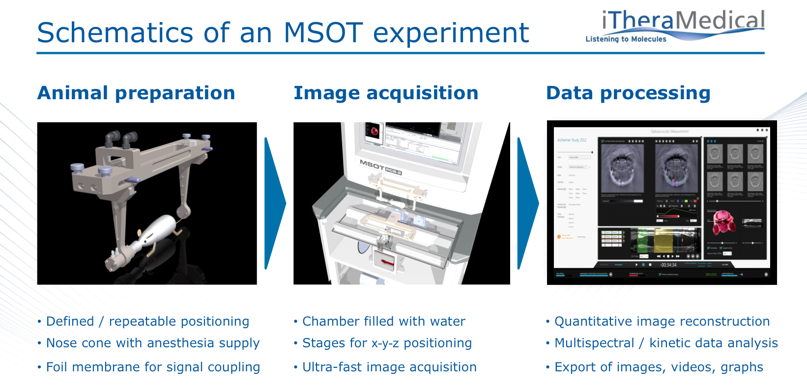 Schematics of an MSOT experiment