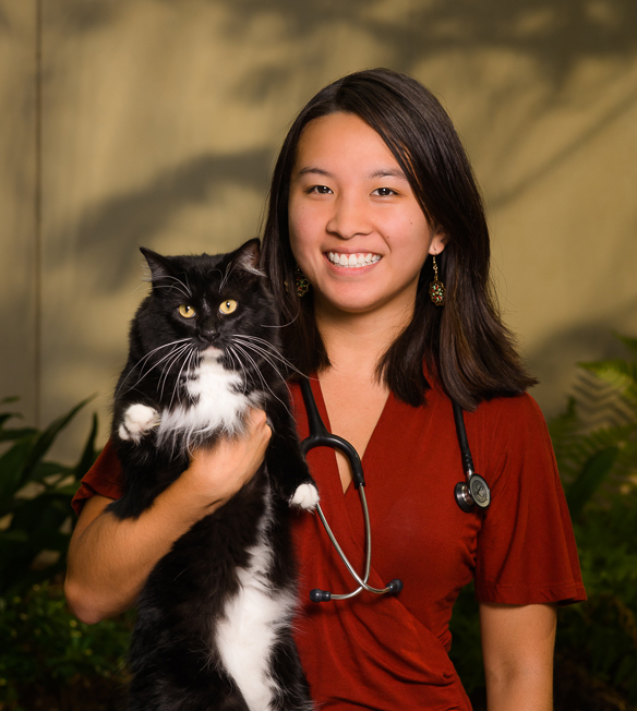 Katie Xu Sedlaczek and Zoe.
