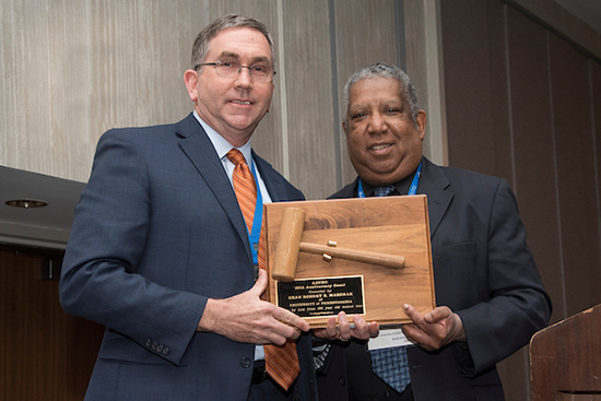 Photo of Dean Johnson and Dr. Phillip Nelson