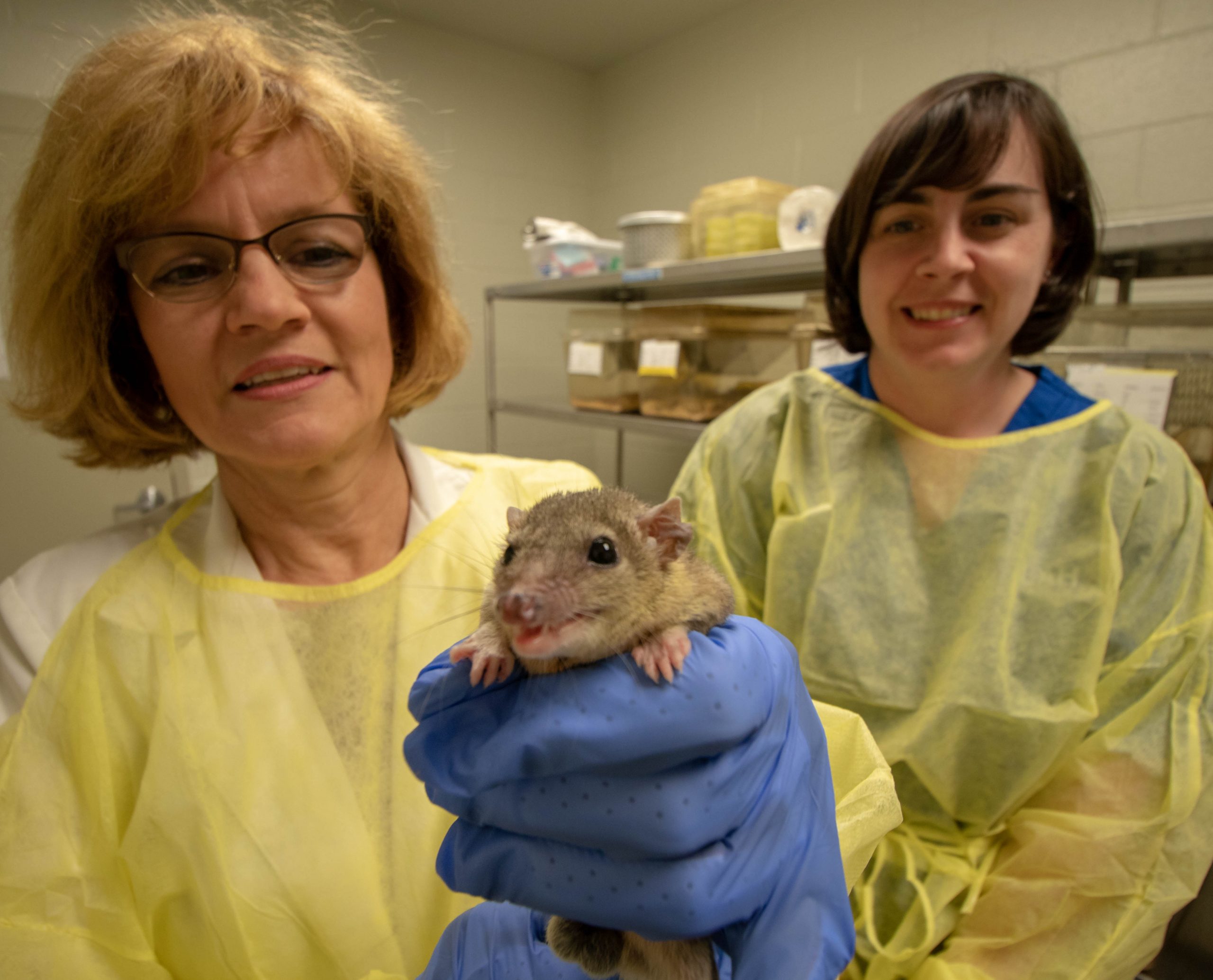 photo of Dr. Bettina Schemera, left, and Jennifer Spooner