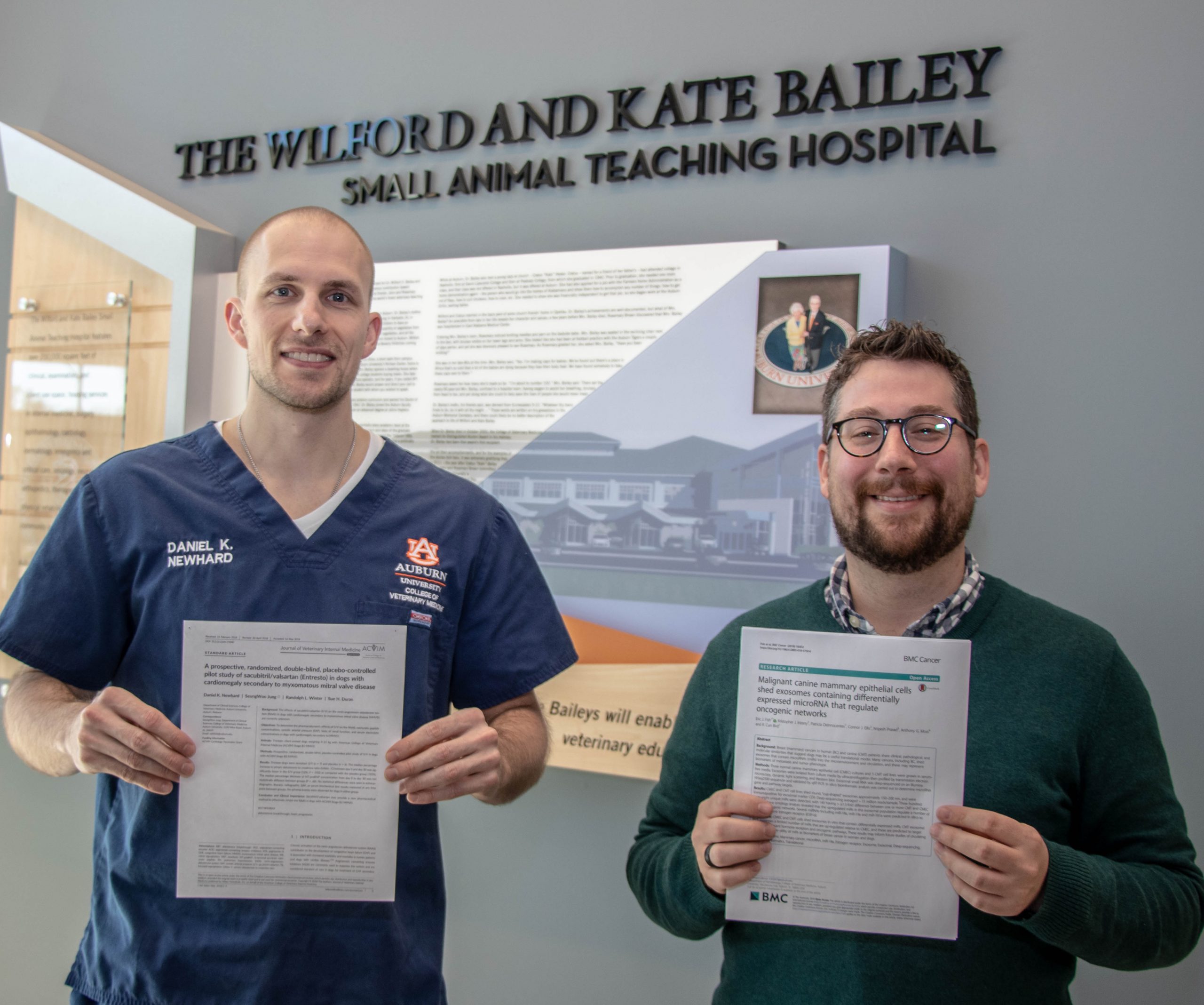 Photo of Daniel Newhard and Eric Fish