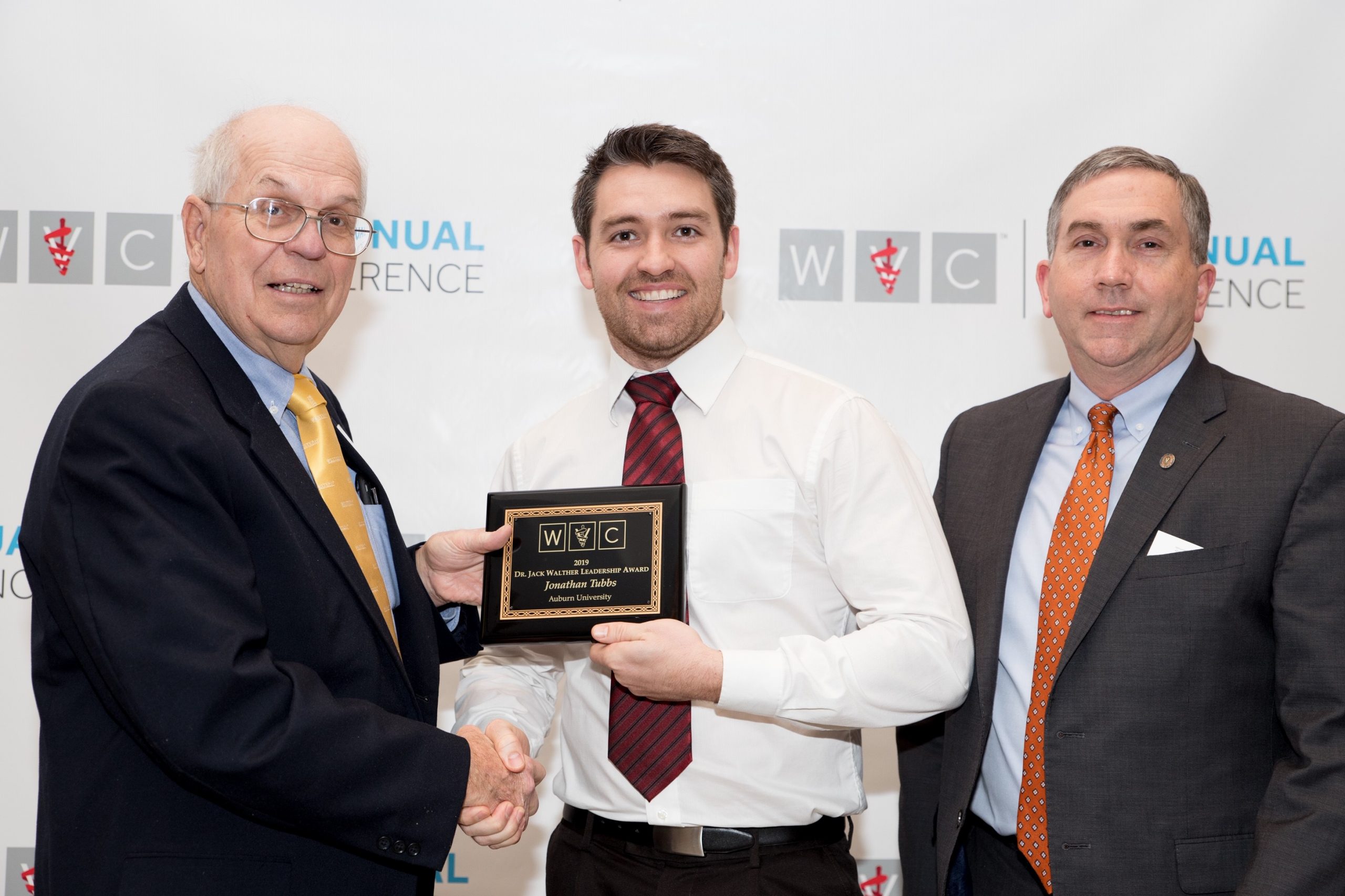 photo of Jonathan Tubbs getting award