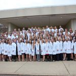 photo of Class of 2019 in their White Coat ceremony