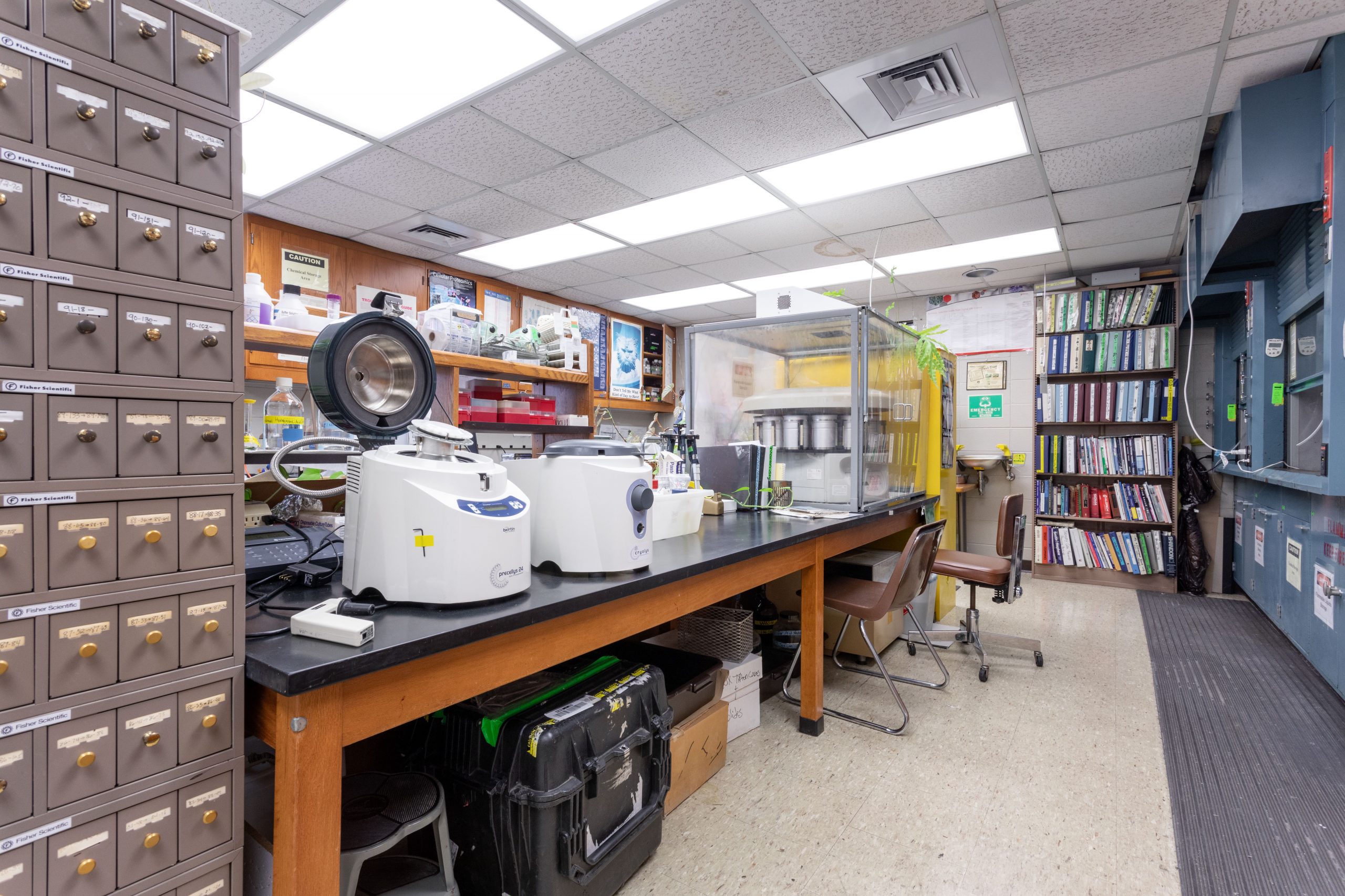 Laboratory in Scott-Ritchey Research Center