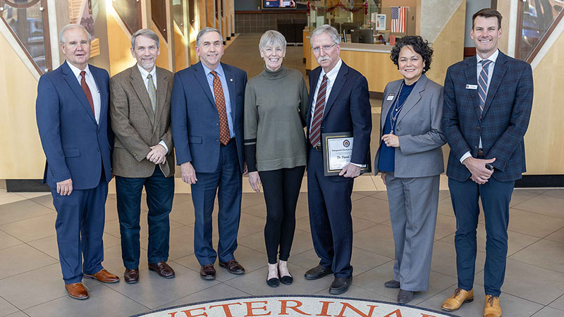 Dr. Bartol and other honorees