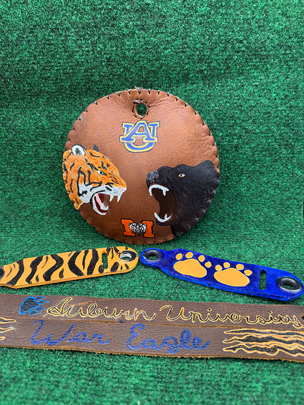 Mercer lure with jess - front