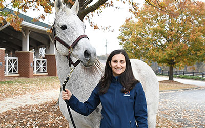 Dr. Cerriotti and horse