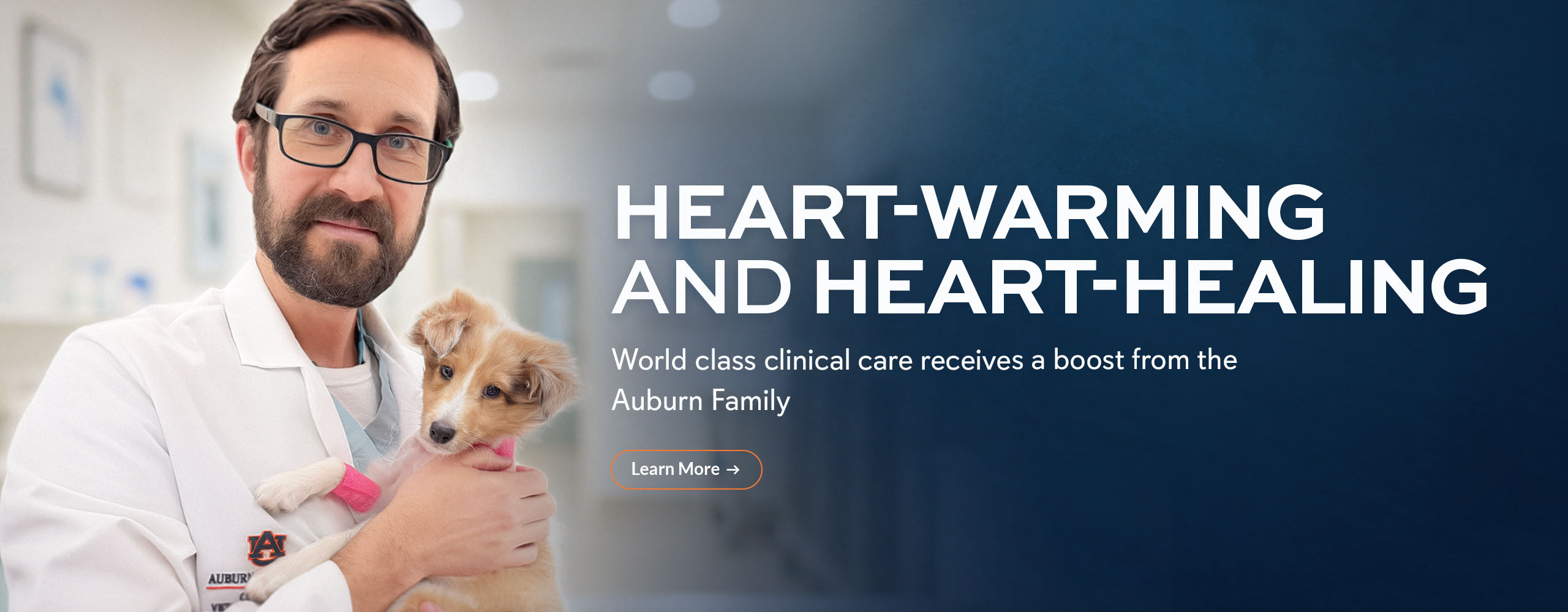 Heart warming and heart-healing. World class clinical care receives a boost from the Auburn Family.