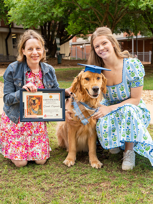 Dr. LeVine and Elizabeth Carpenter