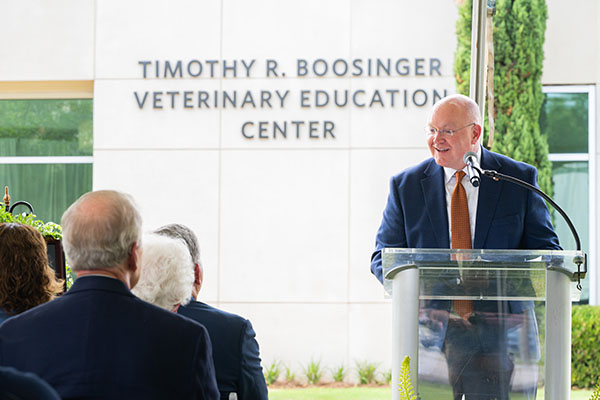 VEC Dedication Dr. Roberts