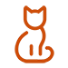 outline of a cat